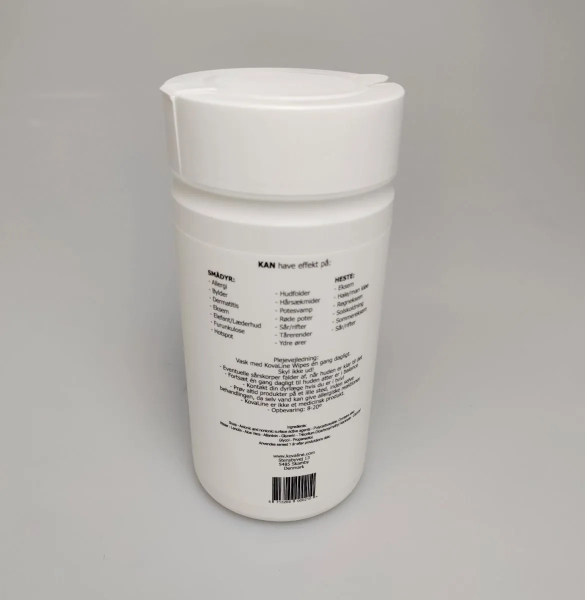 KovaLine Ready to use Wipes 100 stk med Aloe Vera
